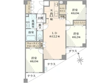 【埼玉県/越谷市赤山町】ダイアパレス越谷II 間取り図