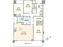 【千葉県/流山市向小金】アンビシャス南柏 間取り図