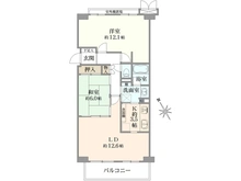 【千葉県/柏市松ケ崎】エステ・コート北柏 五番館 間取り図