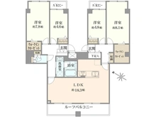 【千葉県/流山市西初石】セントヒルズ初石 間取り図