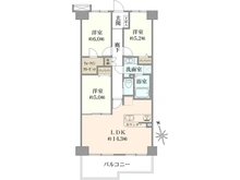 【埼玉県/越谷市平方南町】モア・ステージせんげん台A棟 間取り図
