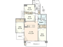 【千葉県/松戸市樋野口】ルネ・リバージュ松戸 間取り図