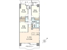 【千葉県/柏市中央町】ライオンズマンション柏シティ 間取り図