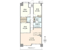 【千葉県/松戸市上本郷】ベルシャトゥ北松戸 間取り図