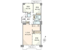 【千葉県/柏市根戸】ウインザーハイム北柏ガーデン 間取り図