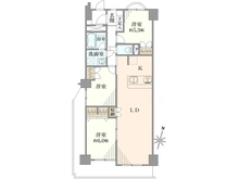 【千葉県/柏市富里】シャルマンコーポ柏 間取り図