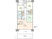 【千葉県/柏市向原町】プラウドシティ柏ノーブルコート 間取り図