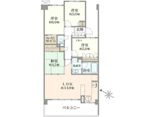 【千葉県/柏市十余二】プレミアムフォート柏 間取り図