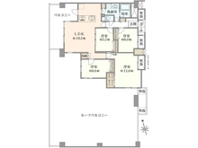【千葉県/柏市柏】ソフィア柏公園1号棟 間取り図