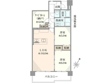 【千葉県/松戸市竹ケ花】リバブル松戸 間取り図