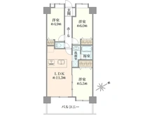 【千葉県/松戸市竹ケ花】ライオンズシティ松戸 間取り図