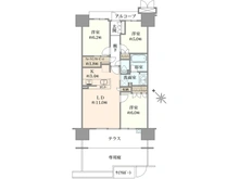 【千葉県/流山市おおたかの森東】クリアヴィスタおおたかの森 間取り図