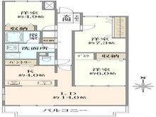 【千葉県/八千代市八千代台西】コスモ八千代台 間取り図