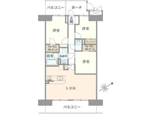 【千葉県/千葉市稲毛区長沼町】稲毛長沼パークハウス 間取り図