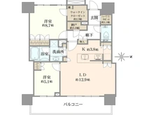 【千葉県/千葉市美浜区若葉】幕張ベイパーク　クロスタワー＆レジデンス 間取り図
