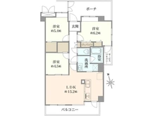 【千葉県/船橋市海神】ダイアパレスステーションサイド船橋 間取り図