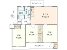 【千葉県/船橋市習志野台】東建北習志野マンション A棟 間取り図