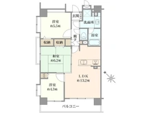 【千葉県/船橋市湊町】クリオ船橋参番館 間取り図