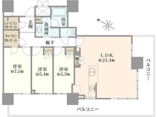 【千葉県/佐倉市ユーカリが丘】スカイプラザユーカリが丘ミライアタワー 間取り図