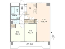 【千葉県/船橋市海神町】メゾン海神 間取り図