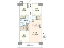 【千葉県/船橋市宮本】ライオンズガーデンシティ船橋 間取り図