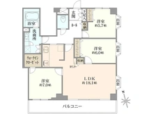 【千葉県/船橋市海神】ライオンズマンション船橋海神 間取り図