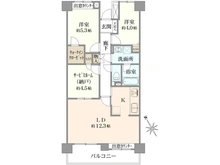 【千葉県/船橋市西船】西船橋二丁目パーク・ホームズ  間取り図