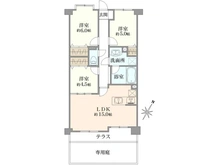 【千葉県/船橋市飯山満町】ライオンズガーデン薬園台 間取り図