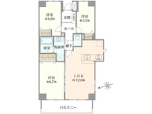 【千葉県/船橋市行田町】ロイヤルシャトー船橋塚田 間取り図