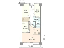 【千葉県/八千代市村上】ラミーユ勝田台ハイライズイーストヒル 間取り図