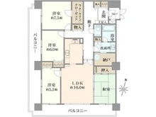 【千葉県/船橋市二宮】ライオンズマンション船橋薬園台 間取り図