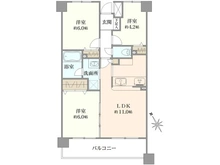 【千葉県/船橋市本郷町】ライネスハイム西船橋 間取り図