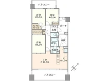 【千葉県/船橋市南三咲】レクセルマンション高根公団 間取り図