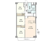【千葉県/船橋市本町】いづみハイツ船橋（B棟） 間取り図