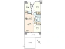 【千葉県/習志野市津田沼】パークホームズ津田沼 間取り図