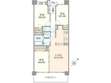 【千葉県/船橋市東中山】コスモ下総中山 間取り図