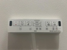 【千葉県/船橋市東中山】ライオンズグローベル西船橋クイーンズアリーナ 温水洗浄機付きトイレべ便座操作パネル