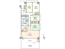 【千葉県/船橋市夏見】コスモ船橋エクセルコート 間取り図