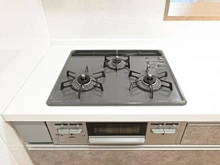 【千葉県/船橋市習志野台】ライオンズガーデン北習志野 キッチン：三口コンロ