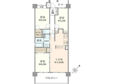 【千葉県/船橋市印内】コスモクラルテ西船橋 間取り図