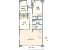 【千葉県/船橋市市場】フドウ船橋ハイツ 間取り図
