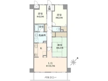 【千葉県/船橋市古作】エクレール西船橋 間取り図