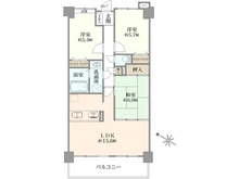【千葉県/市川市北方町】コスモ市川東アヴァンタージュ 間取り図