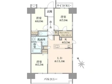 【千葉県/船橋市湊町】クリオ船橋 間取り図