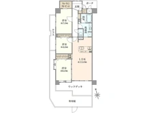 【千葉県/市川市妙典】ルイシャトレ市川妙典 間取り図
