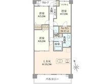 【千葉県/船橋市薬円台】ハートフィールズ薬園台ハイライズ 間取り図