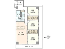 【千葉県/松戸市六高台】ライフプラザ六実 間取り図