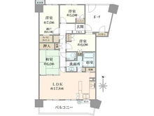 【千葉県/船橋市浜町】ワンダーベイシティSAZAN サウスウイング 間取り図