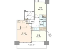 【千葉県/市川市原木】ライオンズガーデン下総中山 間取り図