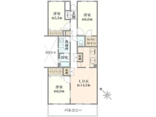 【千葉県/船橋市高野台】ビューパレー船橋参番街 間取り図